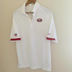 SF 49er Nike Dry-Fit Men's Small Polo Jersey